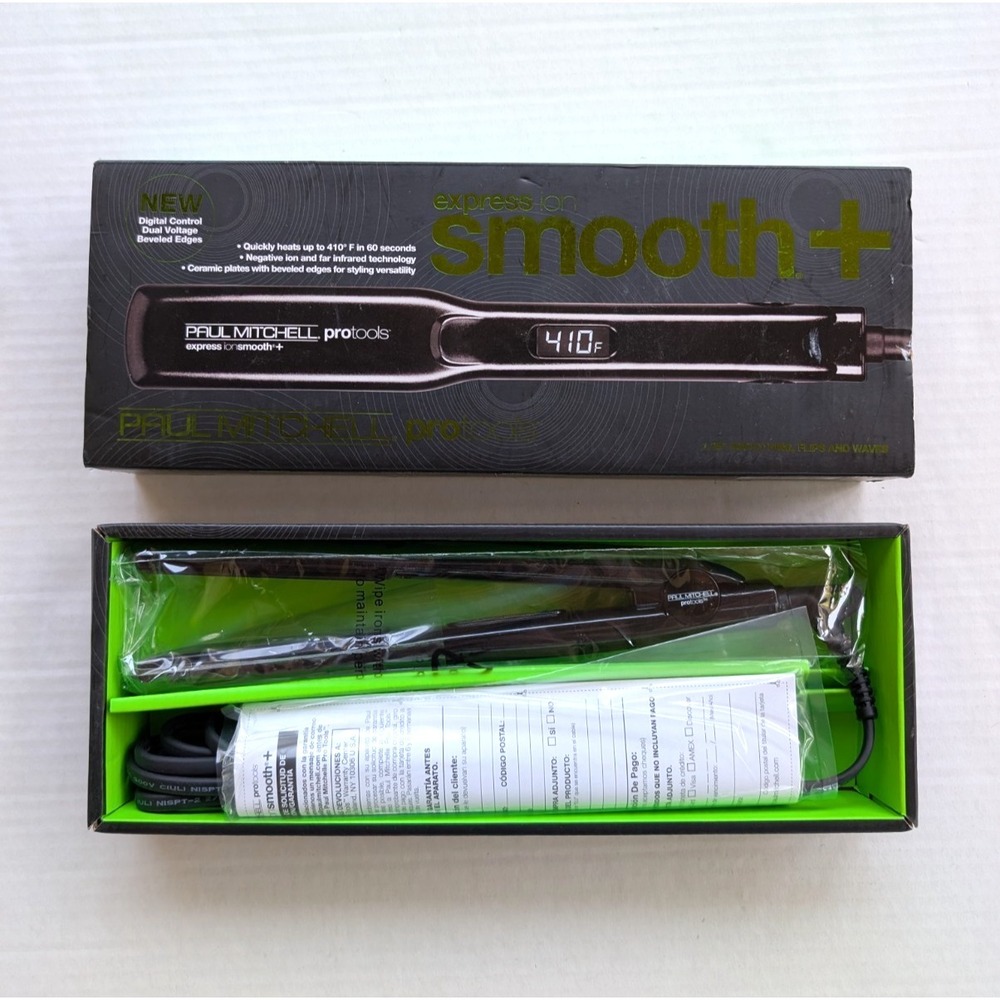 Paul Mitchell Express Ion Smooth + Flat Iron 1.25" ProTools Straightener